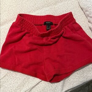 Forever 21 Vibrant Red Athletic Shorts